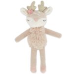 Bieco Kuscheltier Reh Ella mit Rassel | Baby Kuscheltier ab 0 Monate Stofftier Baby Plüschtier Reh re