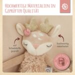 Bieco Kuscheltier Reh Ella mit Rassel | Baby Kuscheltier ab 0 Monate Stofftier Baby Plüschtier Reh re – Bild 4